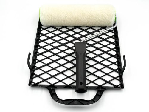 Háztartási szett (normál henger+fekete rács+nyél) 250 mm-es